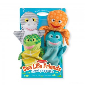 Black Friday | Melissa & Doug Sea Life Friends Hand Puppets - Sale